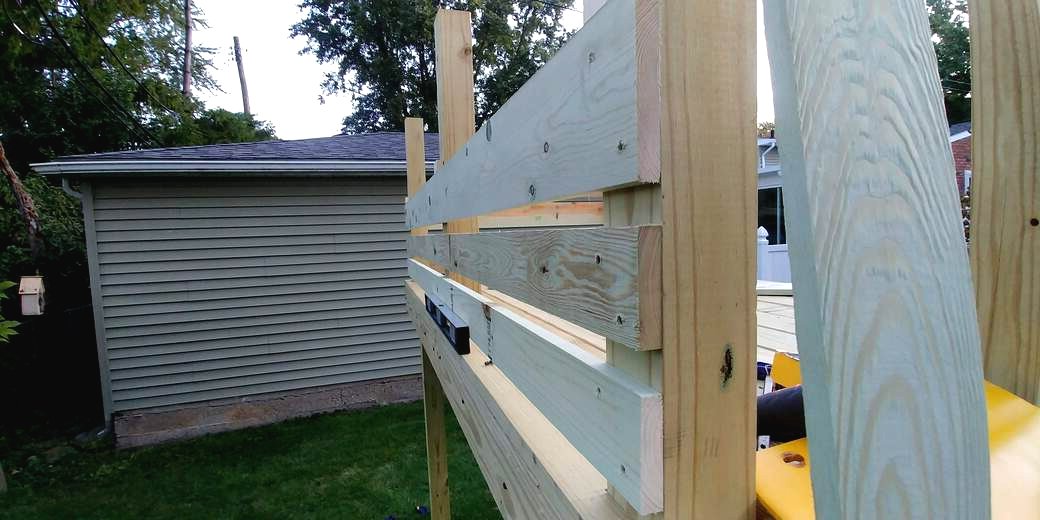 Делаем детскую площадку с горкой на даче - фото 12