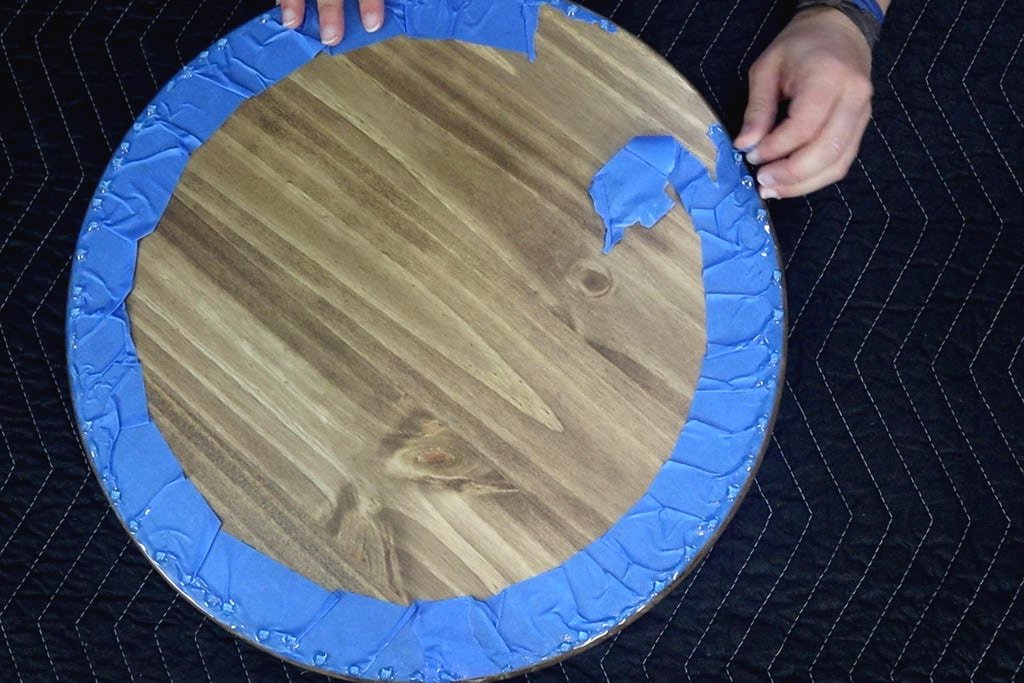 Стол из дерева и эпоксидной смолы своими руками - фото 18