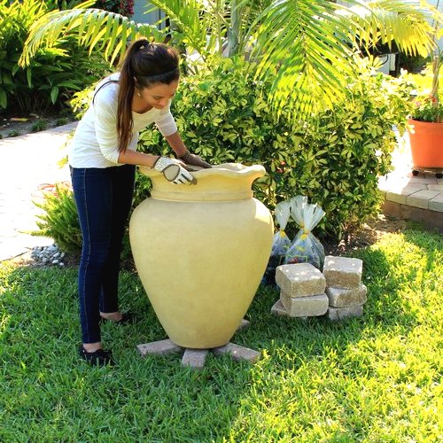 Фонтан из глиняной вазы - фото 7
