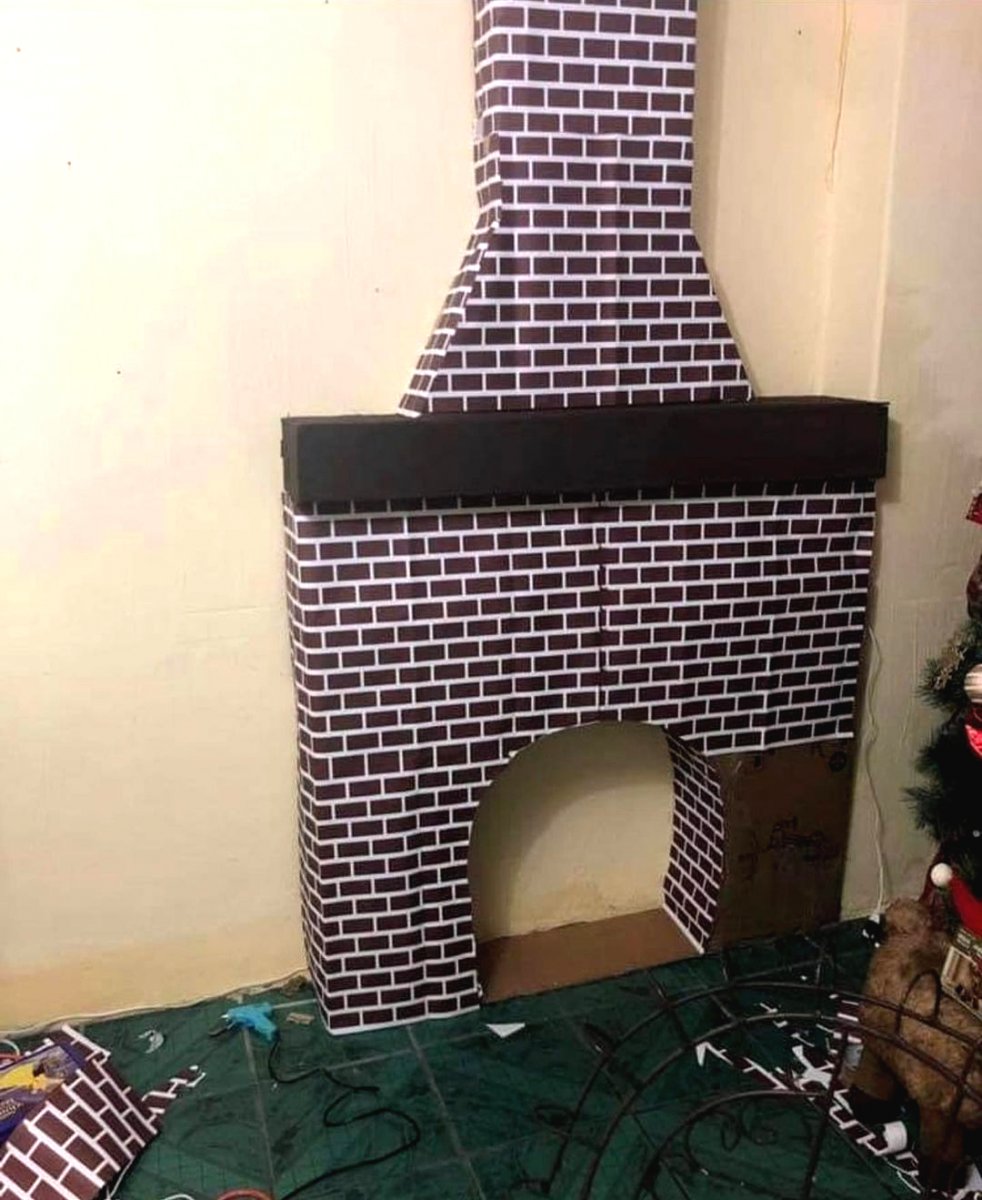 Искусственный камин своими руками в квартире - фото 5