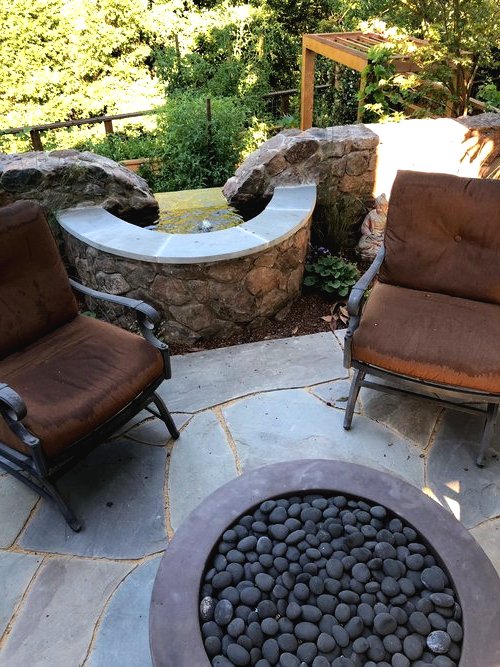 Оригинальный ландшафтный дизайн небольшого сада - фото 4