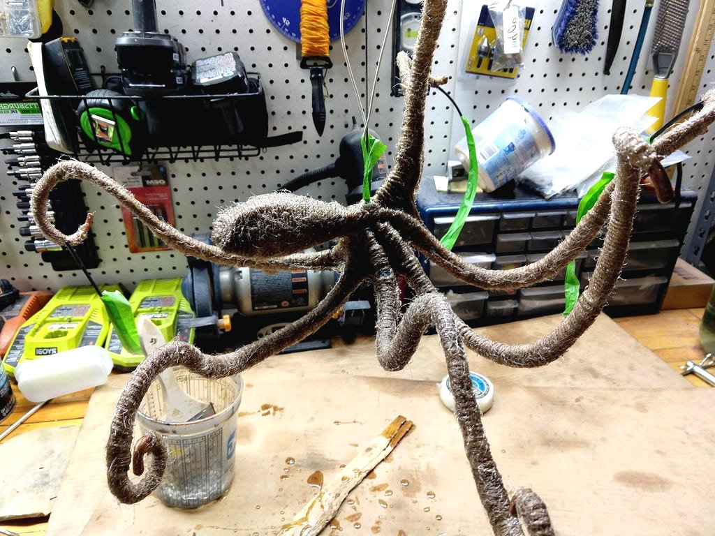 Оригинальная потолочная лампа - фото 14