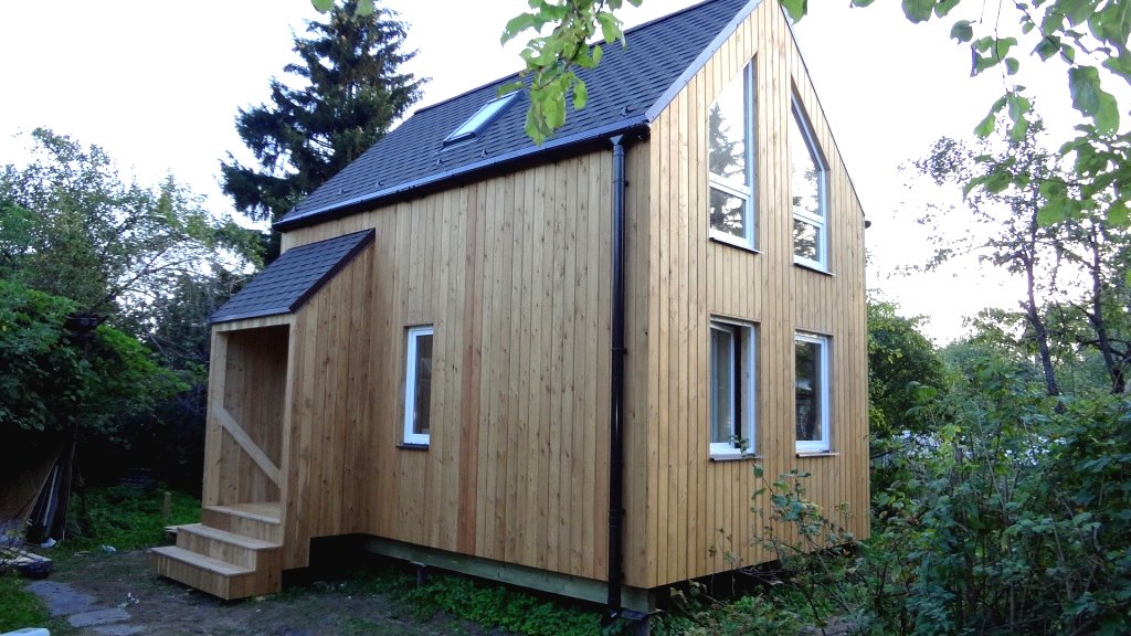 Двухэтажный дом 6 * 4 метра для дачи - фото 4