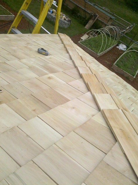 Беседка из дерева - фото 29