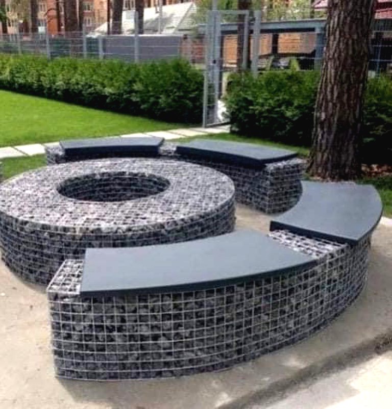 Габионы в саду - фото 2