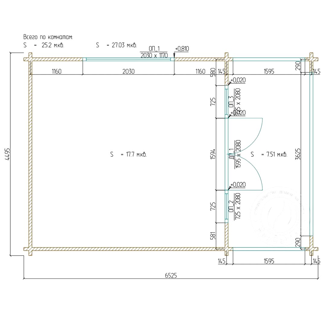 Летний домик для дачи из бруса - фото 3