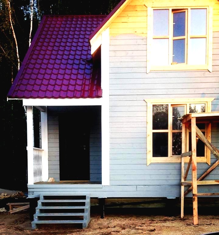 Очень красивый дом из бруса - фото 23