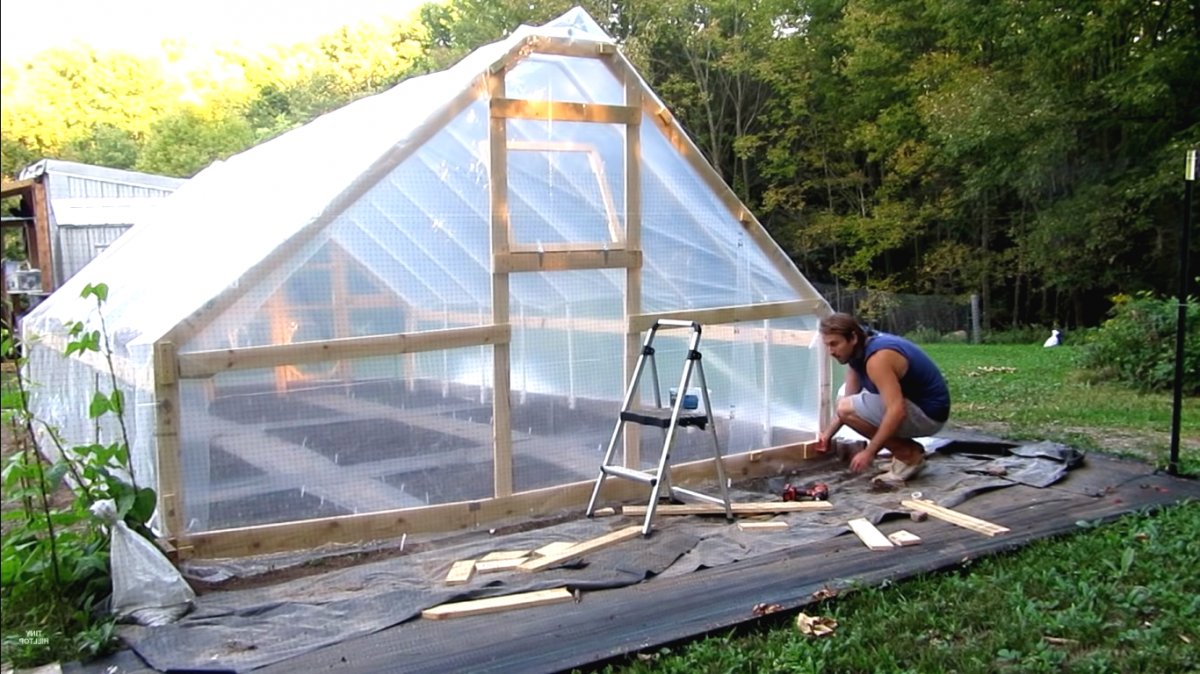 Теплица из ПВХ труб - фото 9