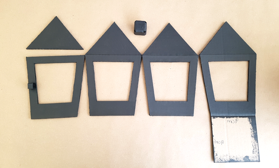 Фонарный столб из картона своими руками - фото 12