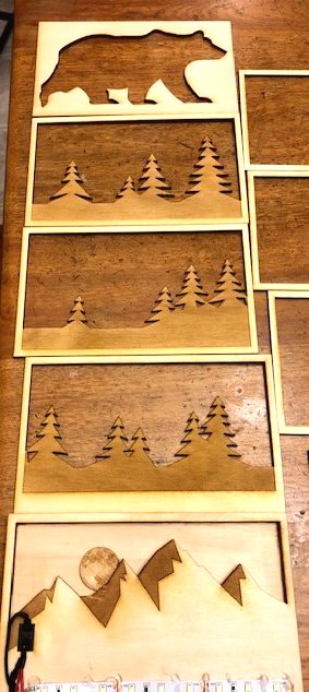 Оригинальный светильник из дерева - фото 12