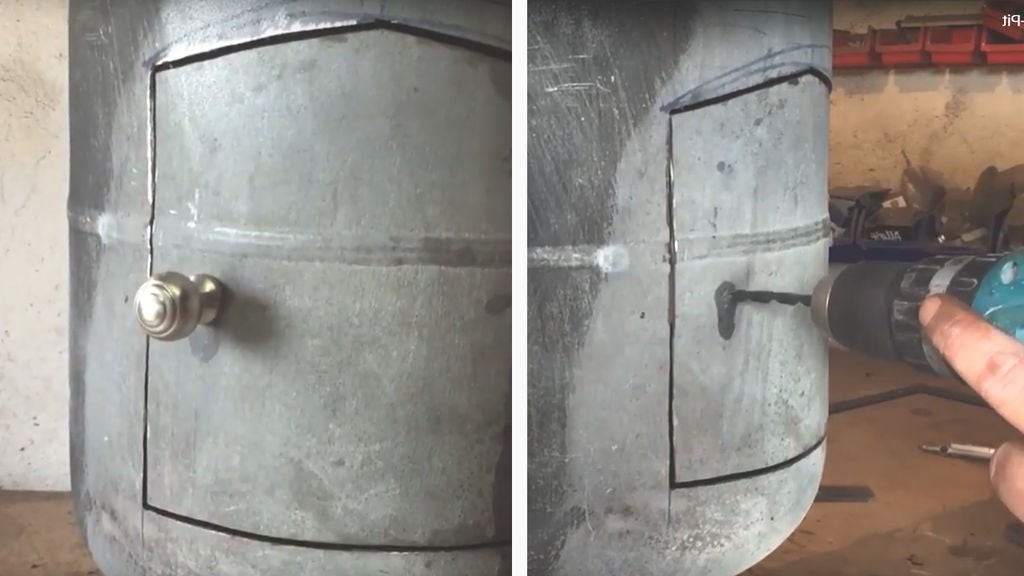 Буржуйка из газового баллона  - фото 8