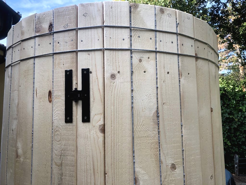 Финская баня – сауна мини бочка своими руками - фото 12