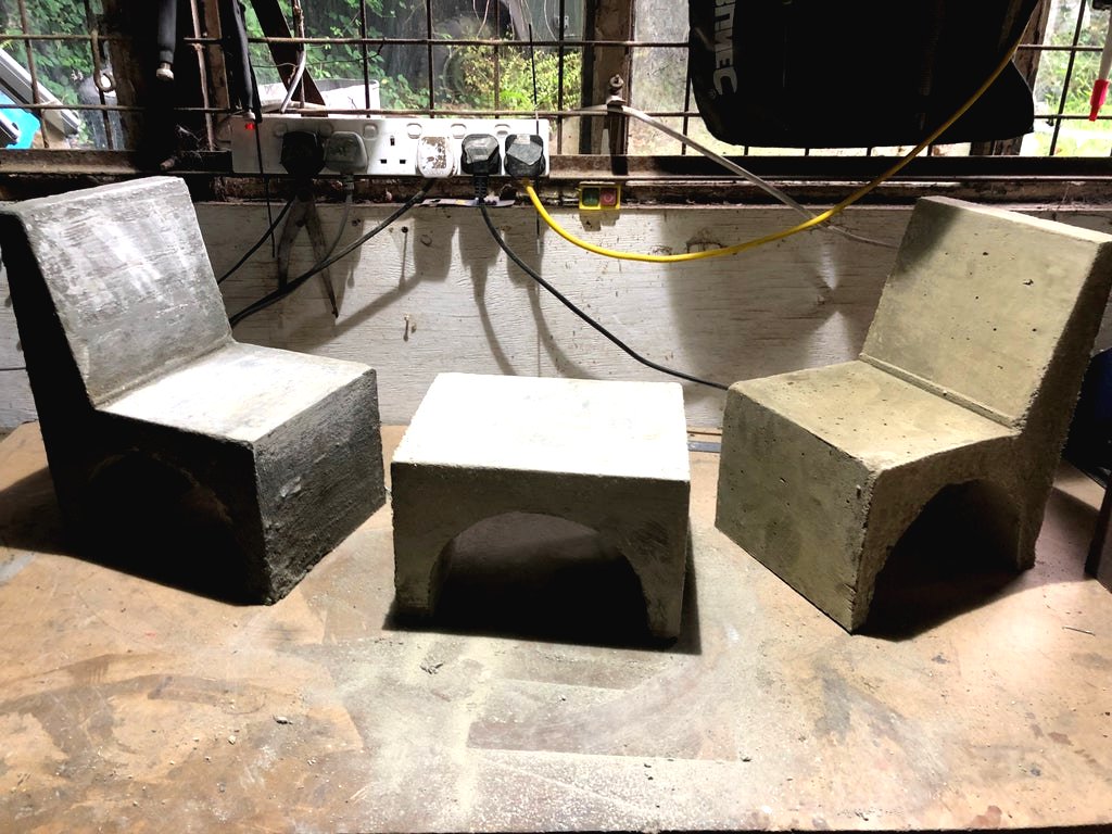 Бетонный стул - фото 6