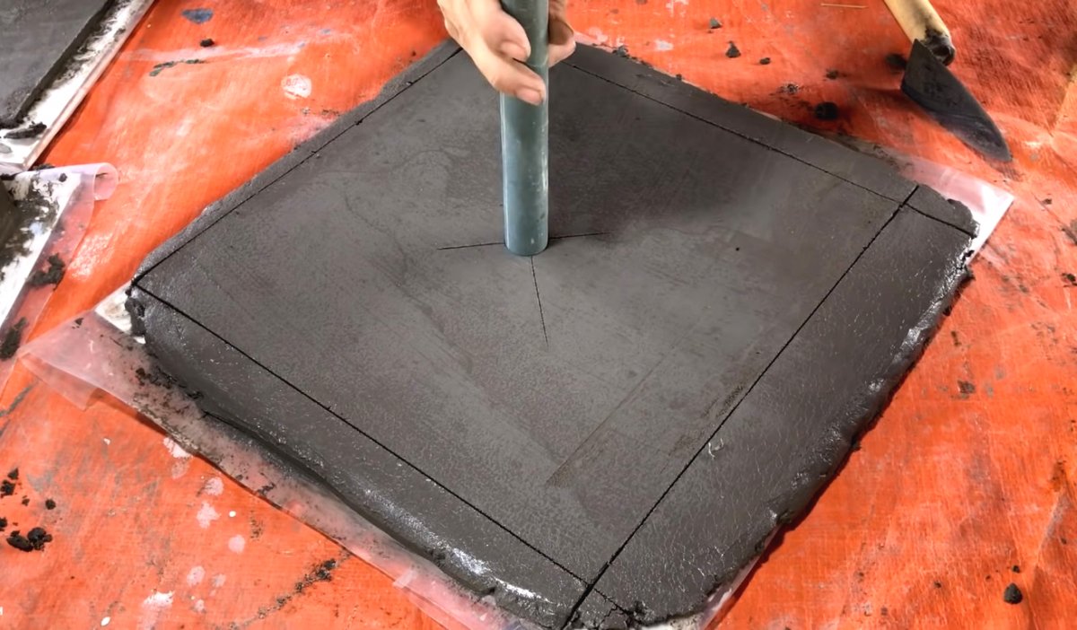 Фонтан из цемента - фото 13