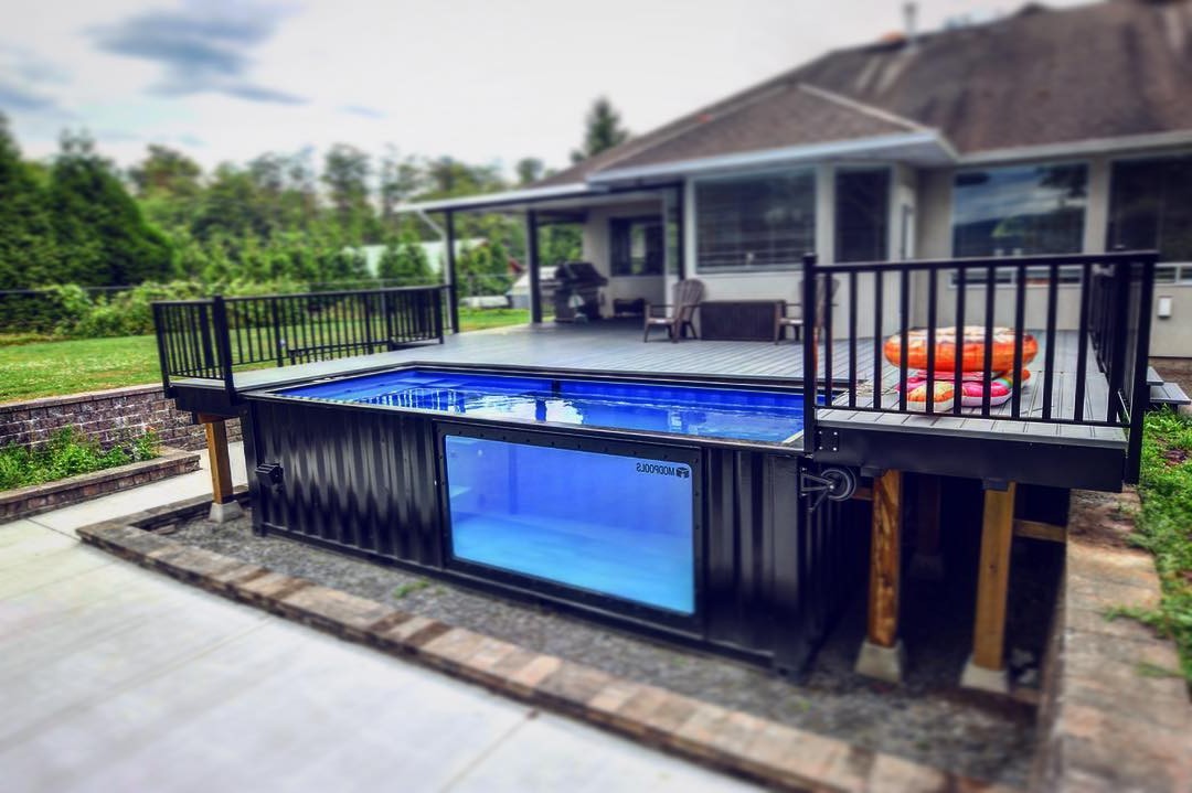 Бассейн из контейнера - фото 2