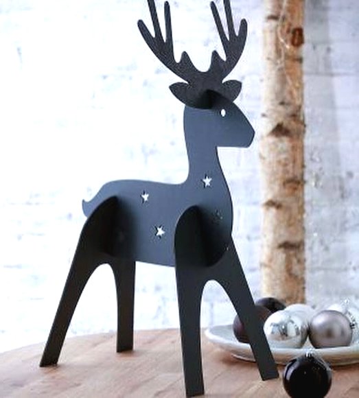 Новогодний олень своими руками - фото 4