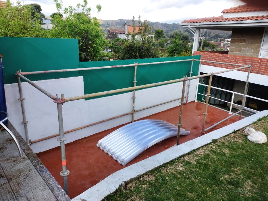 Теплица из строительных лесов - фото 2