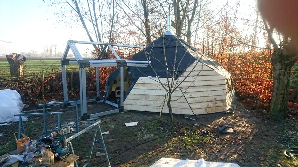 Сауна в форме геодезического купола - фото 32