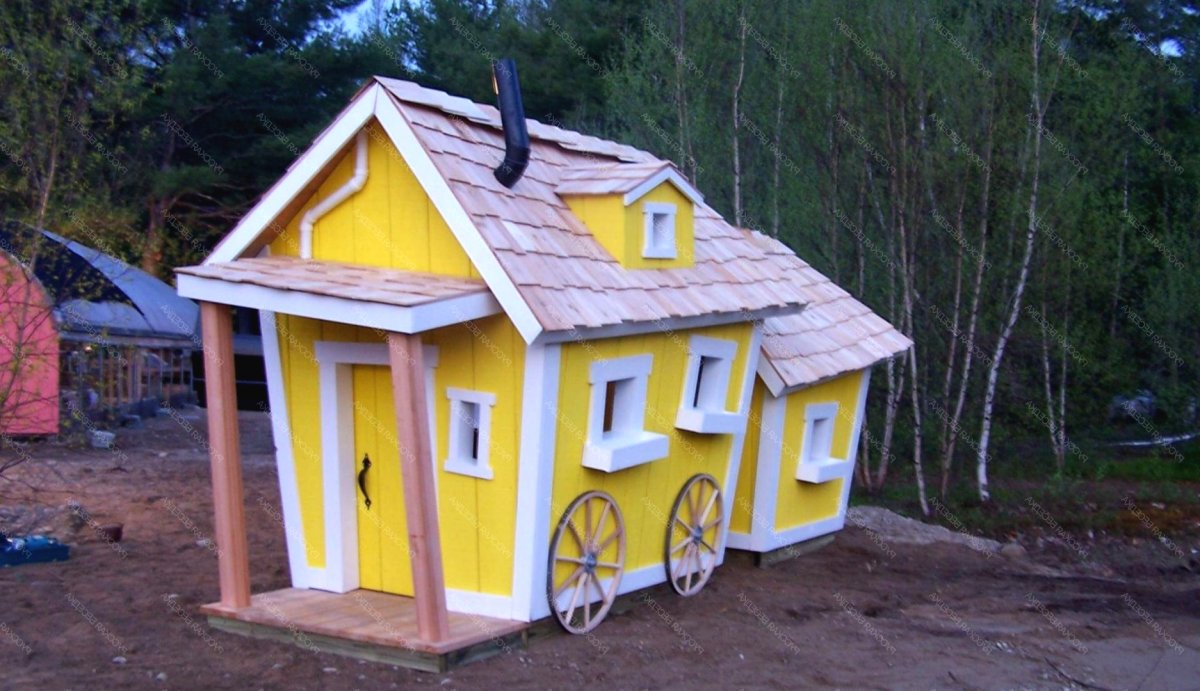 10 Необычных детских домиков для игр на даче - фото 7