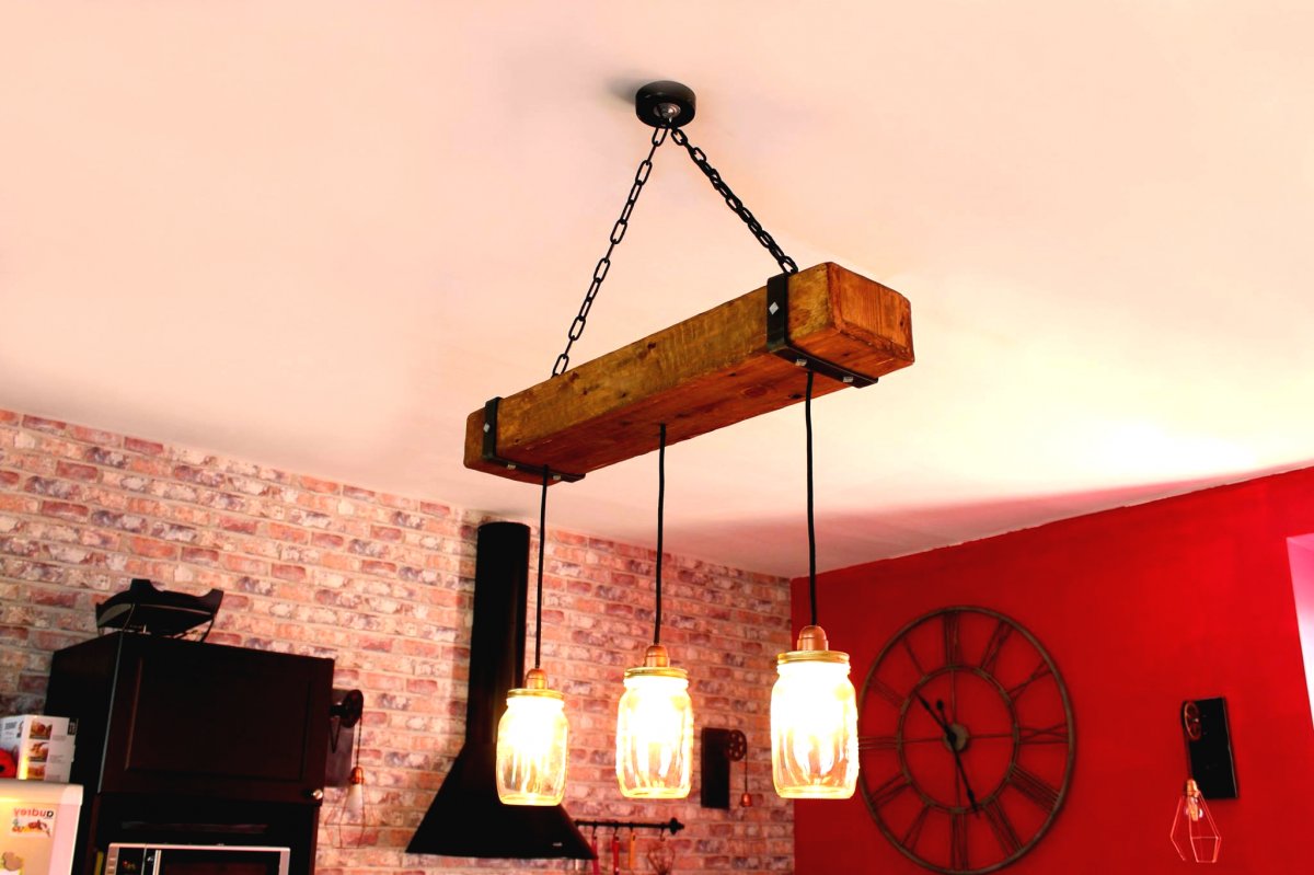 Необычная винтажная лампа - фото 2