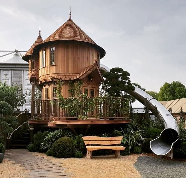 Двухэтажный дом на дереве - фото 12