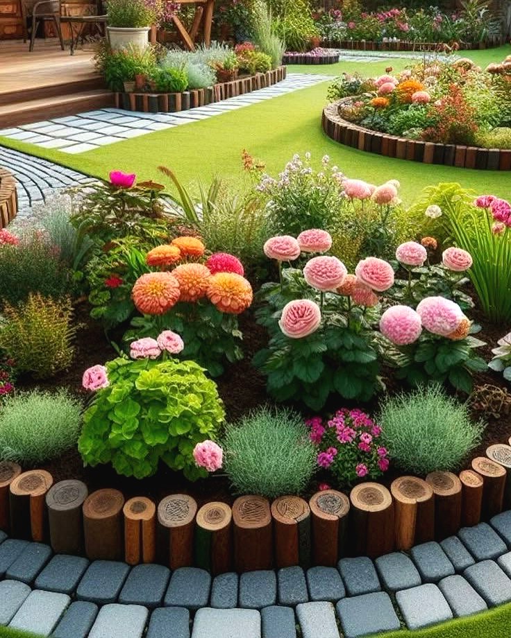 Идеи для клумб своими руками - фото 2