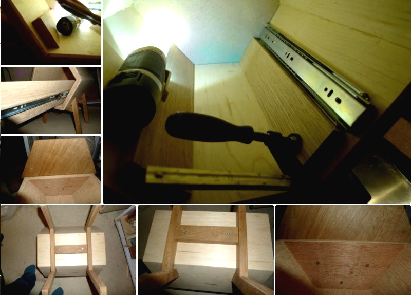 Прикроватный столик или тумбочка  своими руками - фото 8