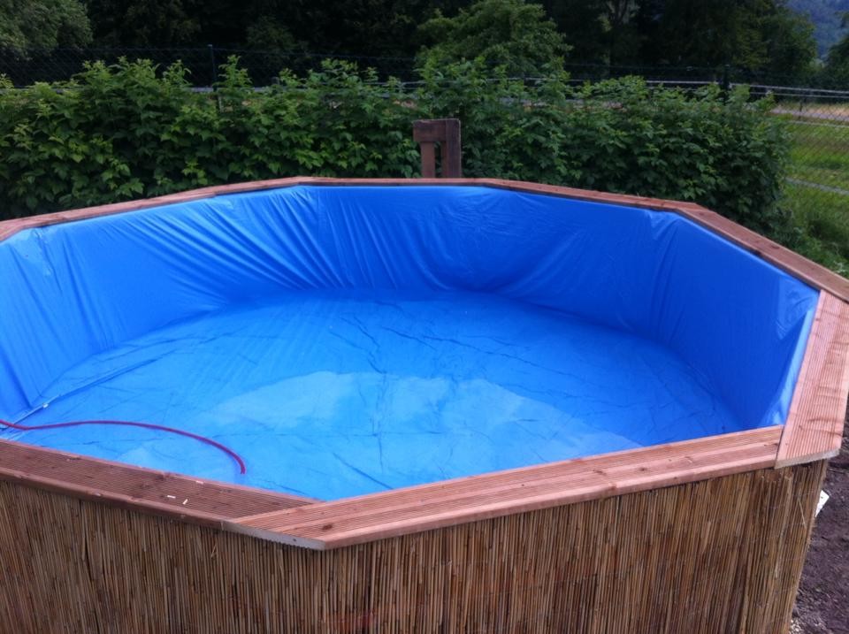 Бассейн построенный из 10 поддонов - фото 7