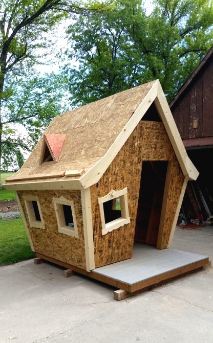 Детский игровой деревянный домик на даче - фото 5