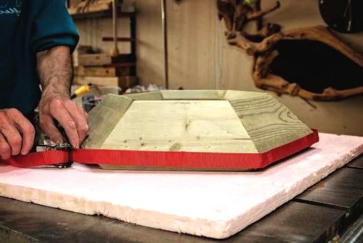 Шестиугольный горшок из дерева - фото 2