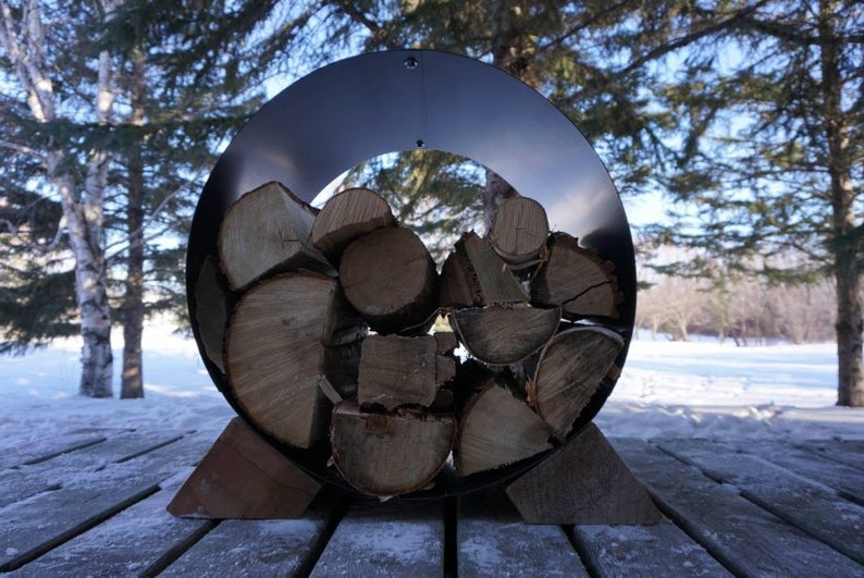 Место хранения дров рядом с печью - фото 6