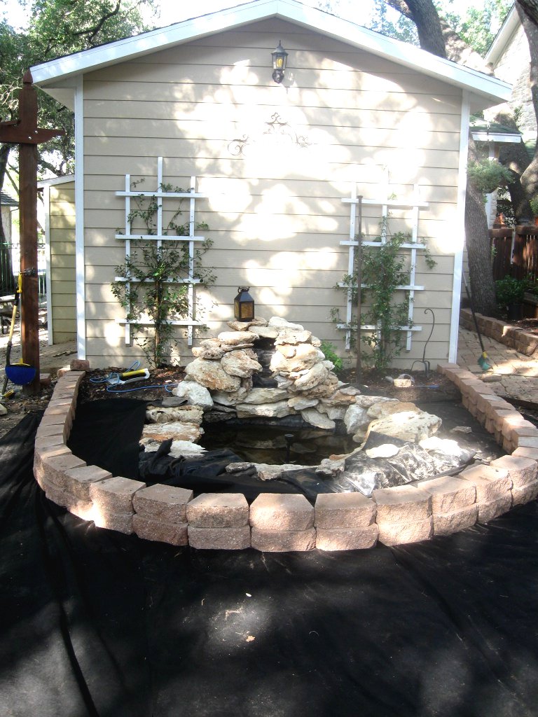 Пруд с водопадом  - фото 17