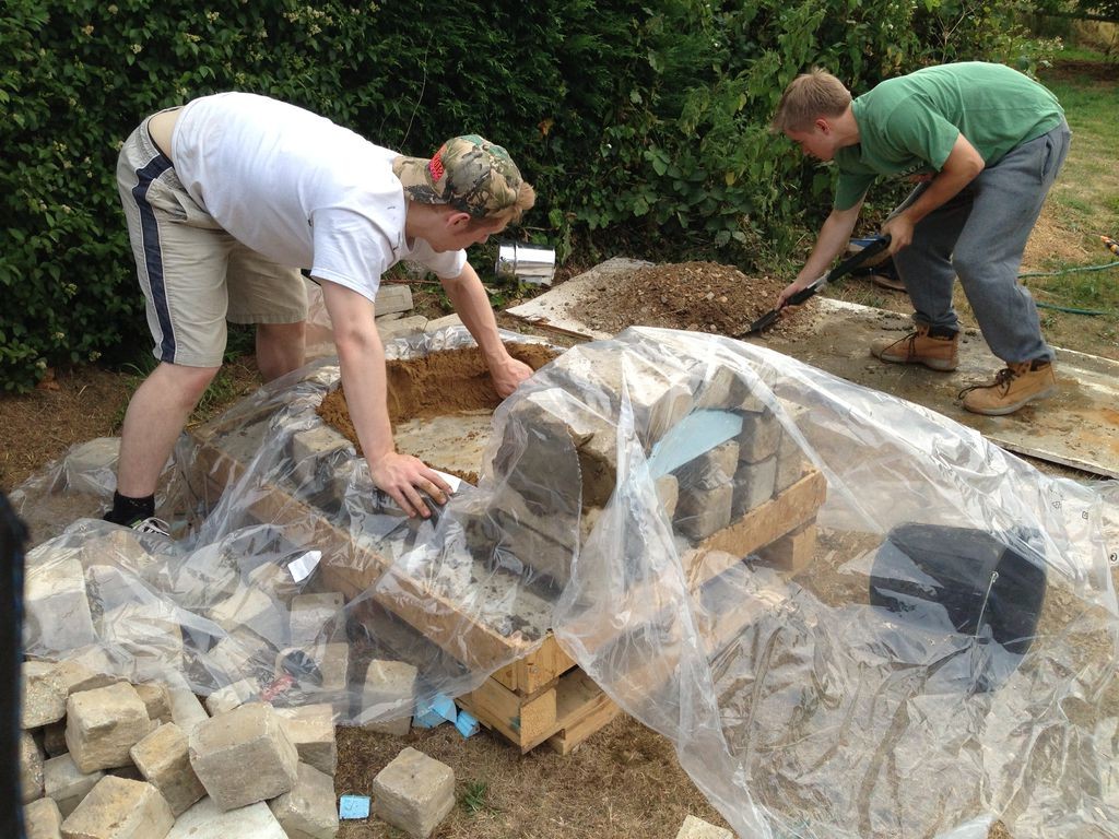 Печь из кирпича для пиццы - фото 10