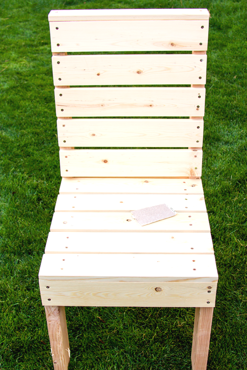 Стул из поддона - фото 11