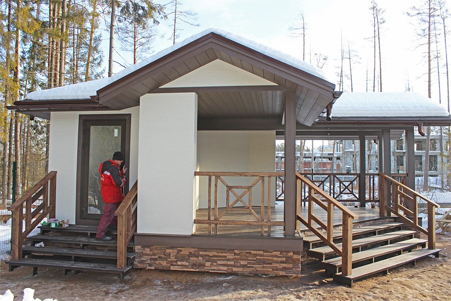 Беседка с пристройкой - фото 13