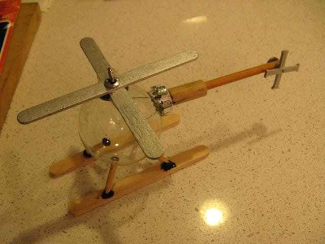 Маленький вертолет на новогоднюю елку - фото 18