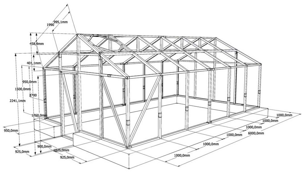 Деревянная теплица - фото 2