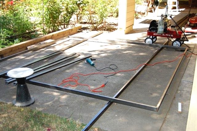 Пергола из железных профилей - фото 5