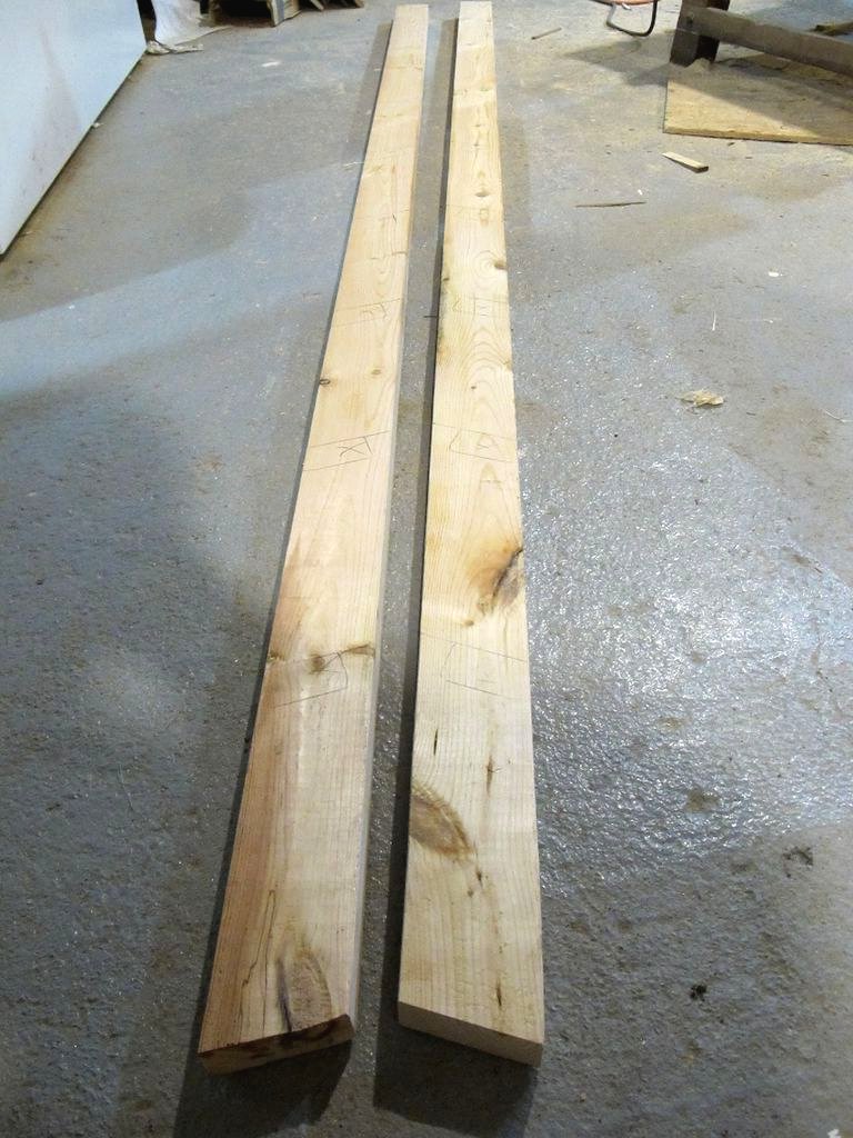 Деревянная лестница для чердака - фото 3