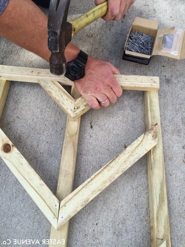 Декоративная решётка из дерева - фото 11