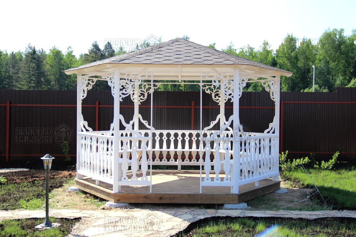 Деревянные беседки - фото 7