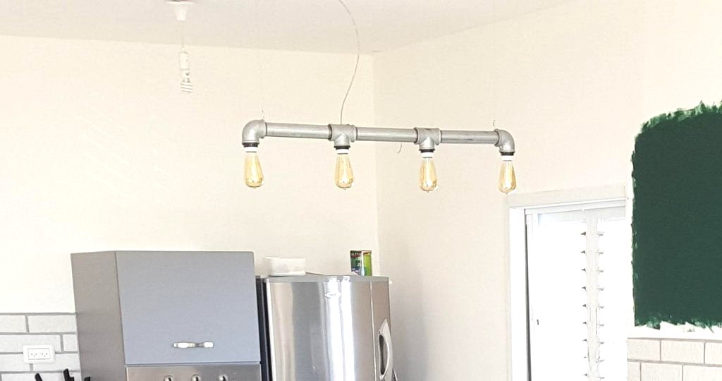 Лампа из труб своими руками - фото 9