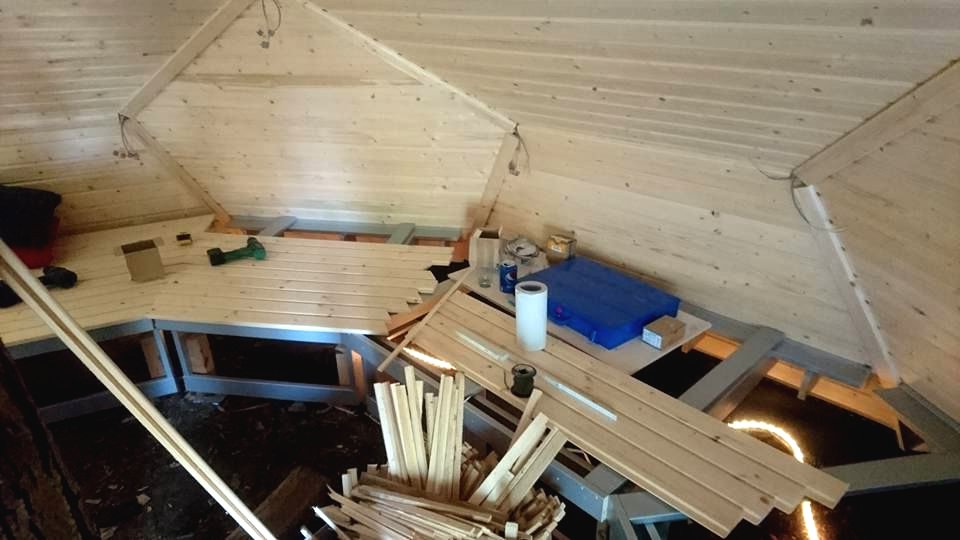 Сауна в форме геодезического купола - фото 44