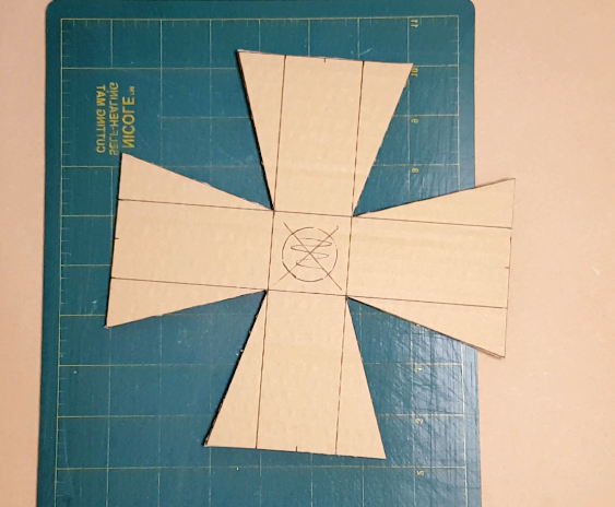 Фонарный столб из картона своими руками - фото 5