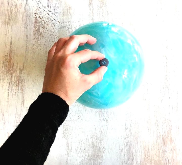 Чаша из пуговиц - фото 5