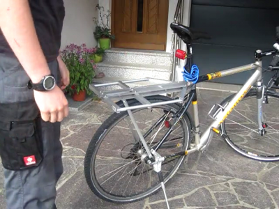 Складной велосипедный багажник