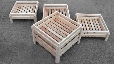 Штабелируемые деревянные ящики