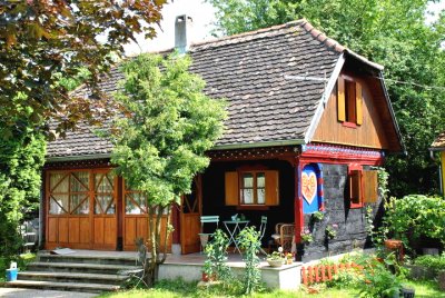 Хорватский деревянный дом